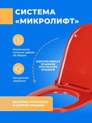 Крышка - Сиденье для унитаза Sanita Luxe BEST Soft Close (микролифт)