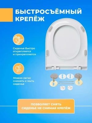 Крышка - Сиденье для унитаза Sanita Luxe BEST Soft Close (микролифт)