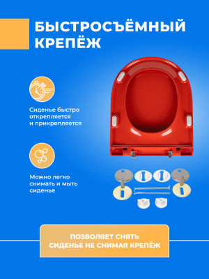Крышка - Сиденье для унитаза Sanita Luxe BEST Soft Close (микролифт)