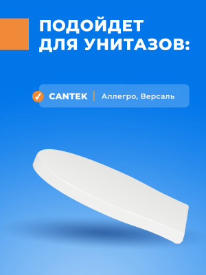 Крышка - Cиденье для унитаза Allegro SoftCLose (микролифт) 1.WH30.1.946