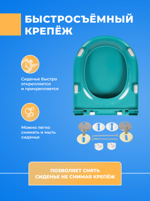 Крышка - Сиденье для унитаза Sanita Luxe BEST Soft Close (микролифт)
