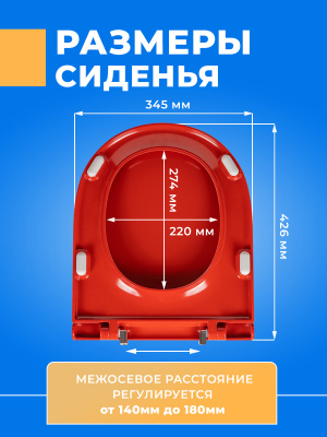 Крышка - Сиденье для унитаза Sanita Luxe BEST Soft Close (микролифт)