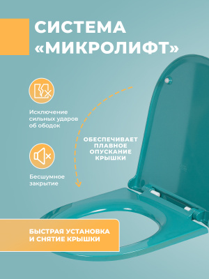 Крышка - Сиденье для унитаза Sanita Luxe BEST Soft Close (микролифт)