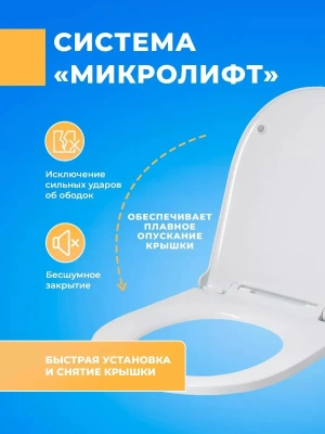 Крышка - Сиденье для унитаза Sanita Luxe BEST Soft Close (микролифт)
