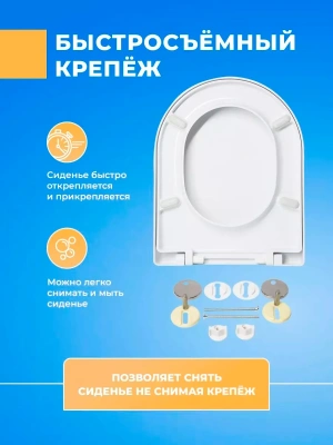 Крышка - Сиденье для унитаза Sanita Luxe NEXT Soft Close (микролифт)